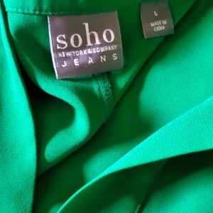 Soho New York & Co. Jeans Blouse